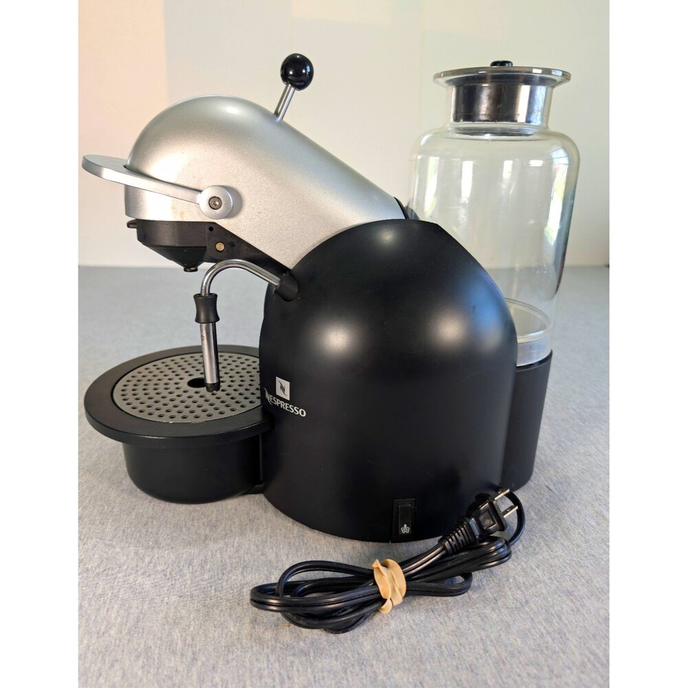 Nespresso C190 Capsule Espresso Machine 19 Bar Black/Silver w/Water Tank